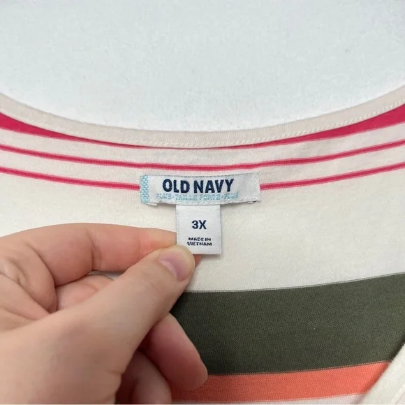 Old Navy Pink and Brown Chevron Maxi Dress - Picture 6 of 8